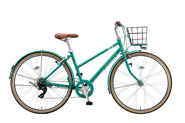 スポーツ車 シティサイクル・ママチャリ BRIDGESTONE(ブリヂストン) カゴ付きMARKROSA 7S E.Xコバルトグリーン 26インチ 2023年モデル MR67T3-BK