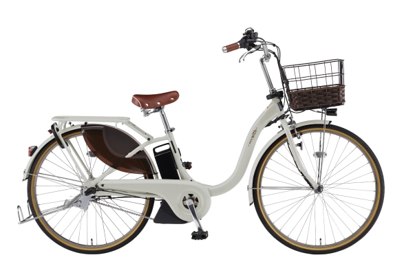 電動アシスト自転車 シティサイクル・ママチャリ YAMAHA(ヤマハ) PAS With DX マットエクリュ 24インチ 2025年モデル PA24HGWD5J