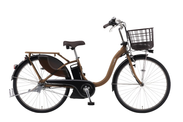 電動アシスト自転車 シティサイクル・ママチャリ YAMAHA(ヤマハ) PAS With  マットナチュラルブラウン 26インチ 2025年モデル PA26HGWL5J