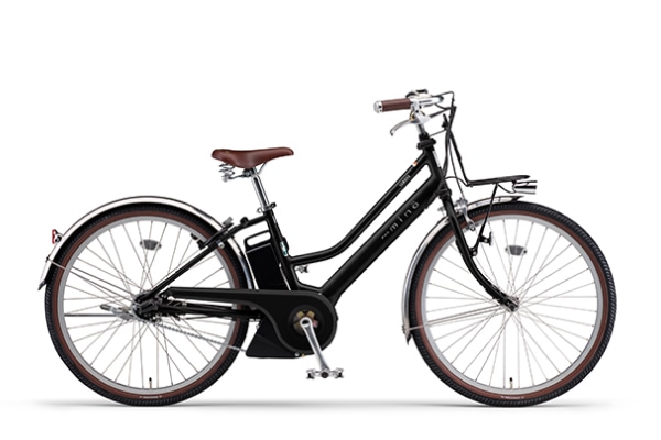 電動アシスト自転車 シティサイクル・ママチャリ YAMAHA(ヤマハ) PAS min マットブラック 26インチ 2024年モデル PA26JGM4J