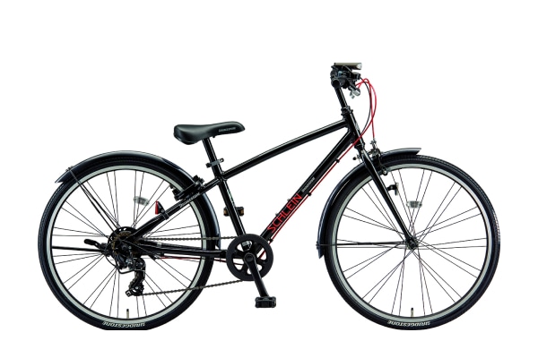 こども用自転車 BRIDGESTONE(ブリヂストン) シュライン E.Xブラック 24インチ 2025年モデル SHL45