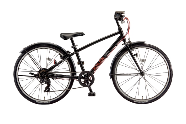 こども用自転車 BRIDGESTONE(ブリヂストン) シュライン E.Xブラック 26インチ 2025年モデル SHL65