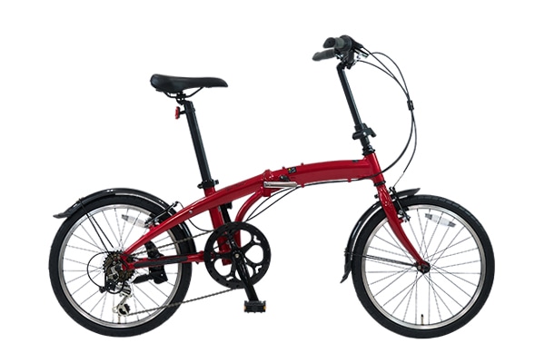 折りたたみ自転車 cyma(サイマ) cyma connect クラシックレッド 20インチ