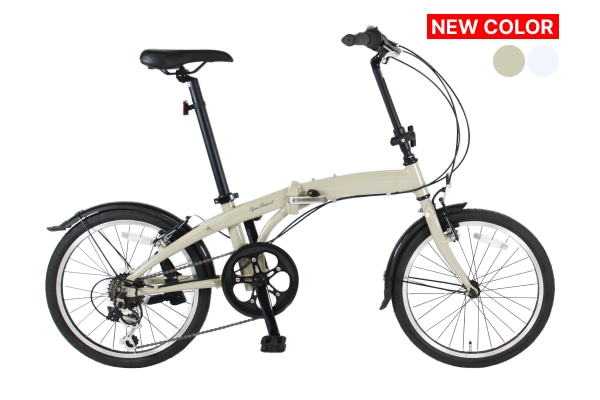 折りたたみ自転車 cyma(サイマ) cyma connect グレージュ 20インチ