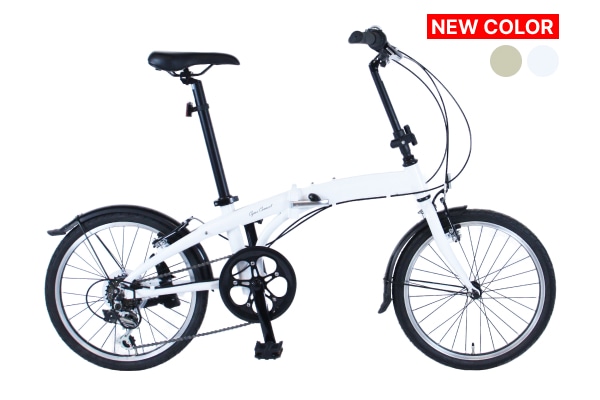 折りたたみ自転車 cyma(サイマ) cyma connect アーバンホワイト 20インチ