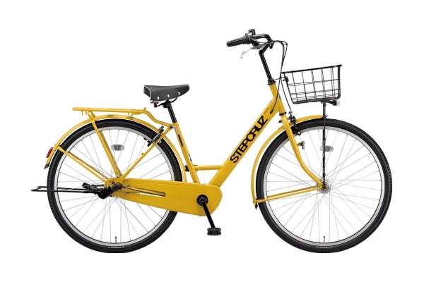 シティサイクル・ママチャリ BRIDGESTONE(ブリヂストン) ステップクルーズ E.Xマスタードイエロー 700C 2022年モデル ST73T2