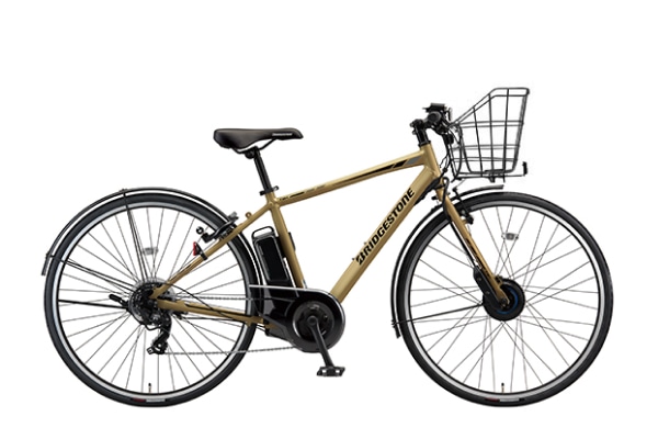 電動アシスト自転車 スポーツ車 BRIDGESTONE(ブリヂストン) カゴ付きTB1e T.Xランドベージュ 27インチ 2025年モデル TB7B45