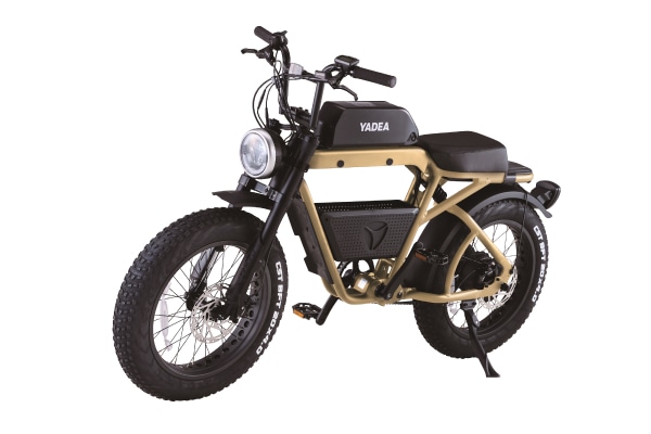 電動アシスト自転車 スポーツ車 YADEA(ヤディア) TRP-01 ベージュ 20インチ TRP-01