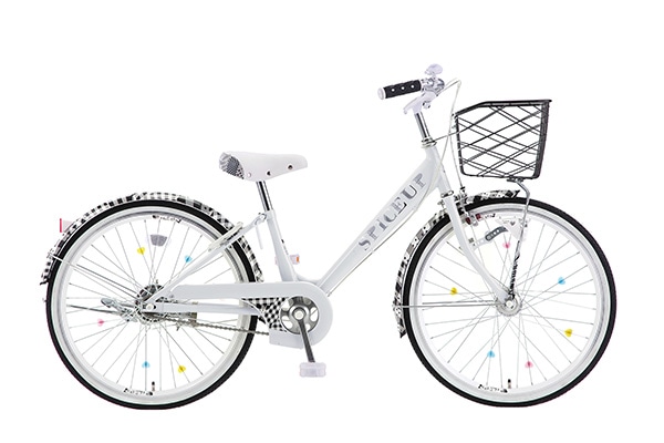 こども用自転車 SAKAMOTO TECHNO(サカモトテクノ) スパイスアップ ホワイト 24インチ 24インチ 24-VT-SPUP AT