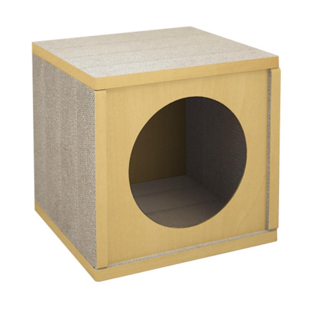 HappyDays キャットハウス ナチュラル メーカー直送▼返品・キャンセル不可【他商品との同時購入不可】