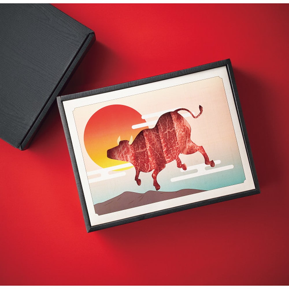 ◆【お歳暮限定】Food Art Gift「暁」東西和牛食べ比べA◇メーカー直送 ▼返品・キャンセル不可【他商品との同時購入不可】