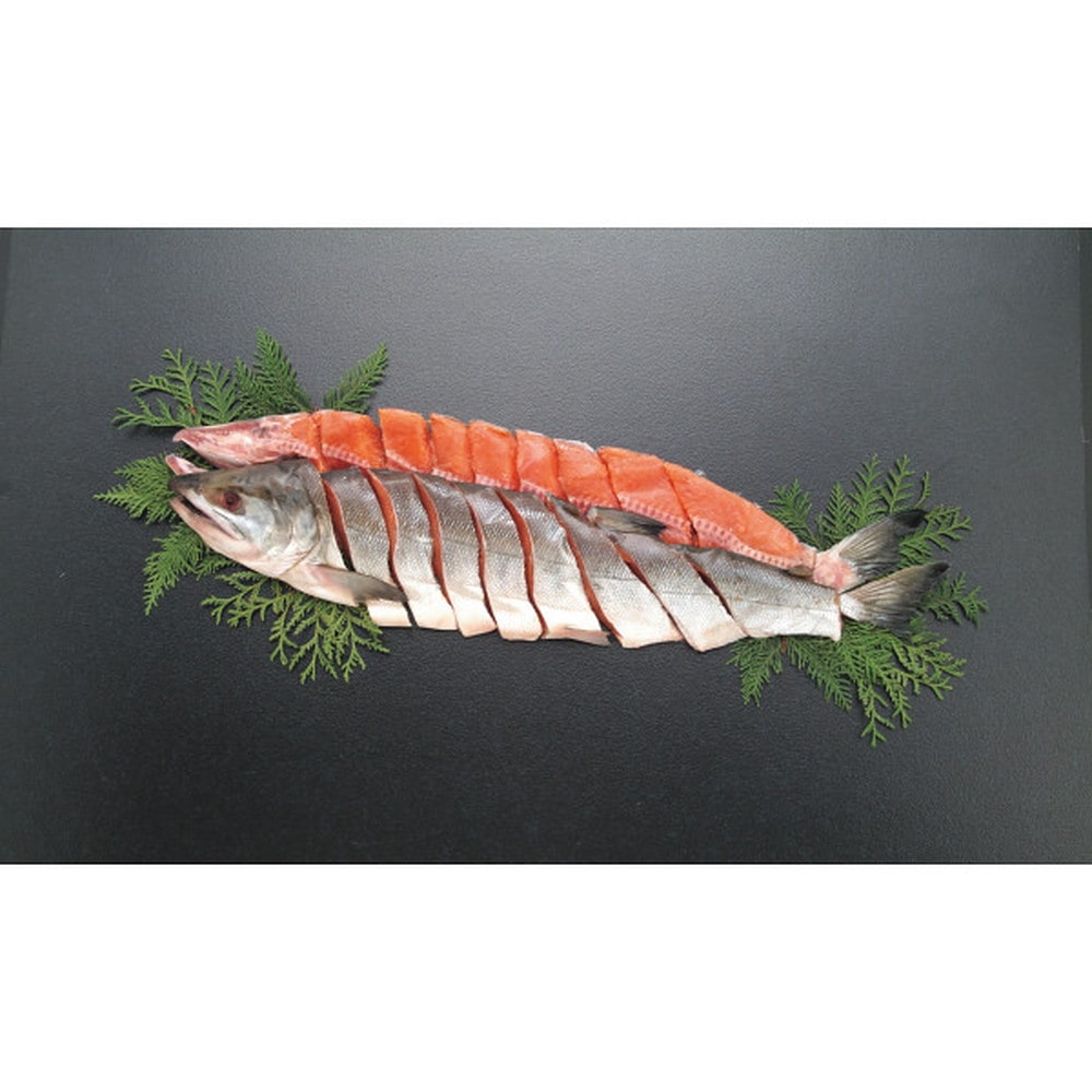 ◆【お歳暮限定】北海道産 新巻鮭姿切身(2.0kg)◇メーカー直送 ▼返品・キャンセル不可【他商品との同時購入不可】