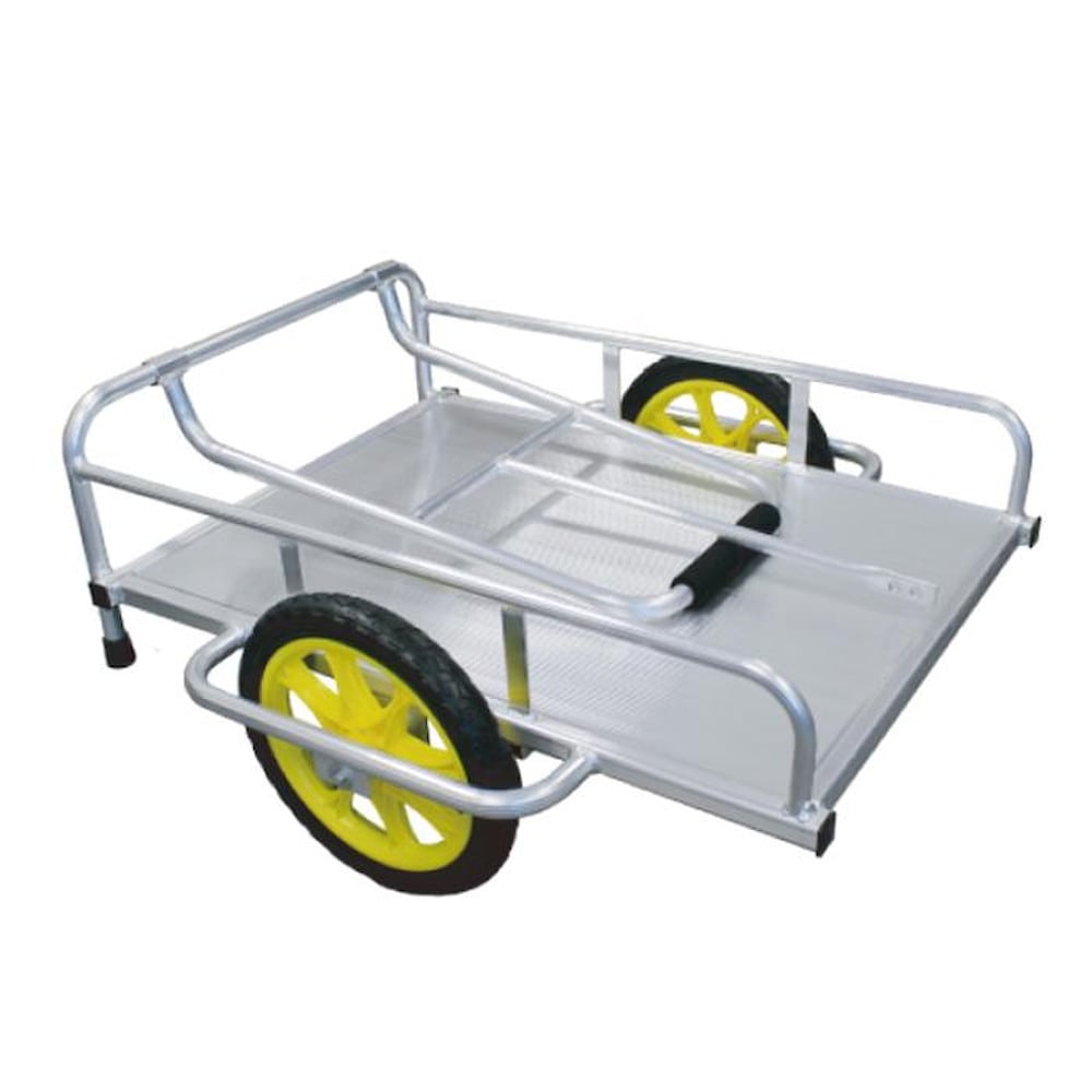 アルミリヤカー14型FT(グリップ付) 【直送品】 返品・キャンセル・他商品と同時購入は不可
