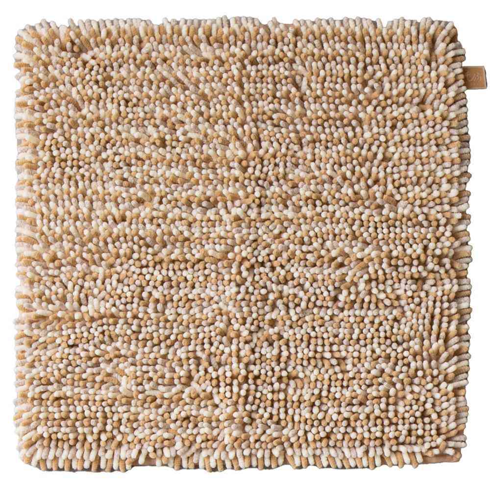 藤栄 もふ バスマット 正方形 60×60cm きなこ MF-109 きなこ