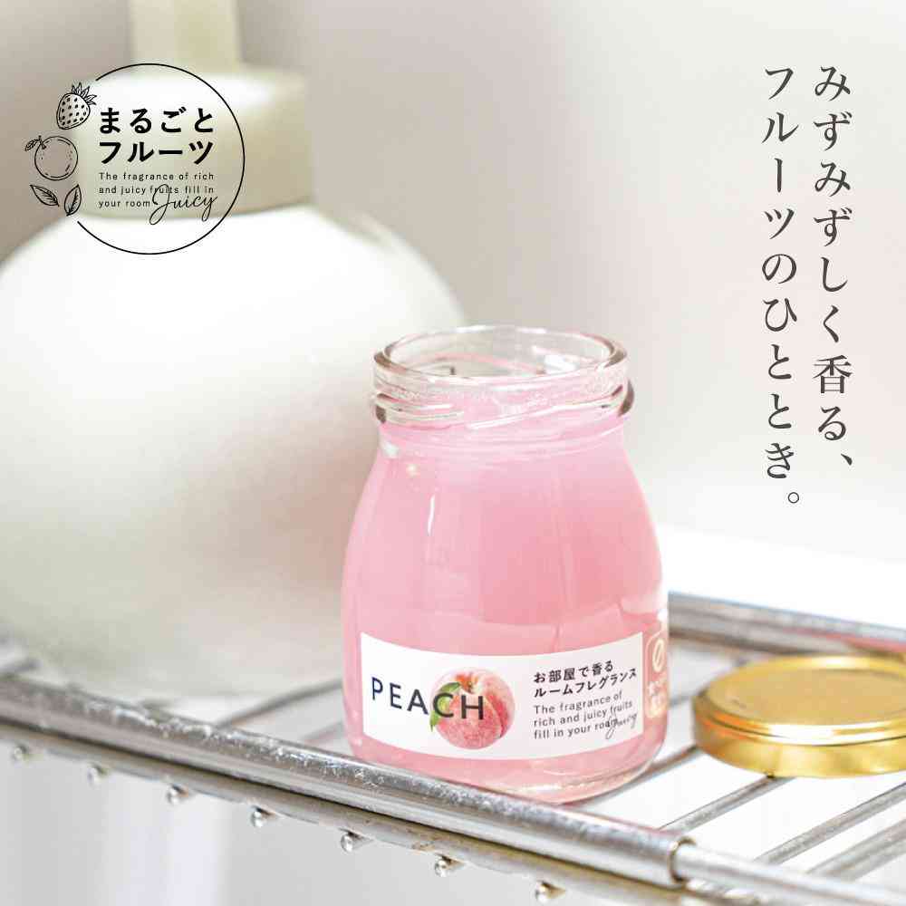 藤栄 まるごとフルーツ フレグランスジェル ピーチ MF-004