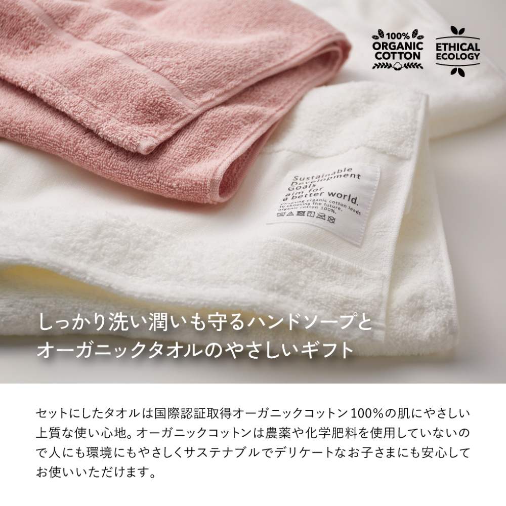 KRZ7007T オランジー 薬用ハンドソープタオルセット 19031 【直送品】 返品・キャンセル・他商品と同時購入は不可