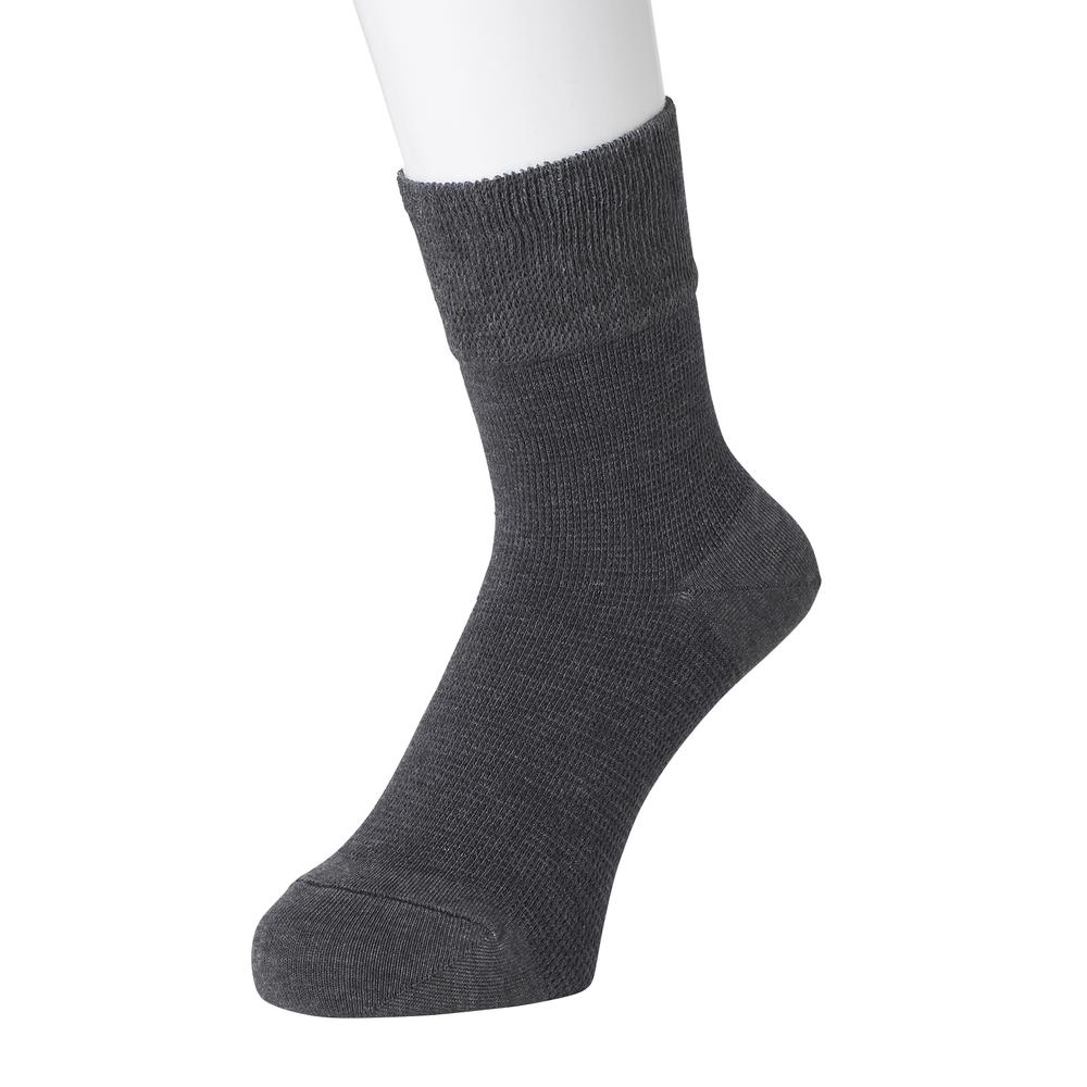 岡本 はくらく チャコール 紳士 24-28cm