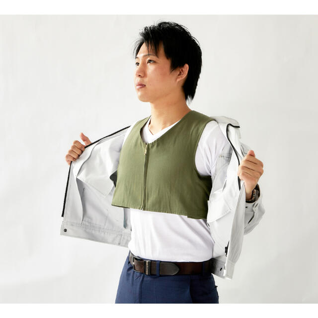 TRUSCO アイシングベスト 前面コットンタイプ 保冷剤3個セット 【直送品】 返品・キャンセル・他商品と同時購入は不可