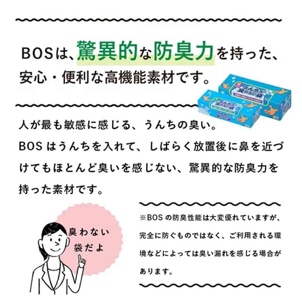 クリロン化成 うんちが臭わない袋 BOSペット箱型 M 90枚入