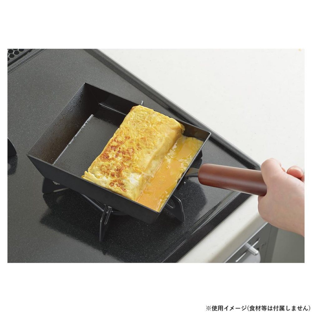 鉄鍋 玉子焼き シリコンコーティング 5113 メーカー直送 ▼返品・キャンセル不可【他商品との同時購入不可】