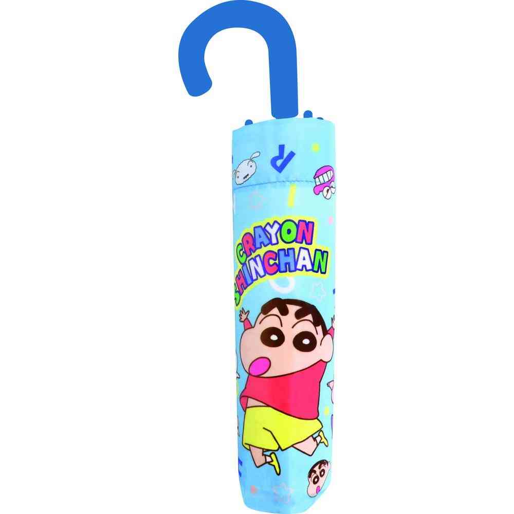ジェイズプランニング 折りたたみ傘 クレヨンしんちゃん 1本 ブルー