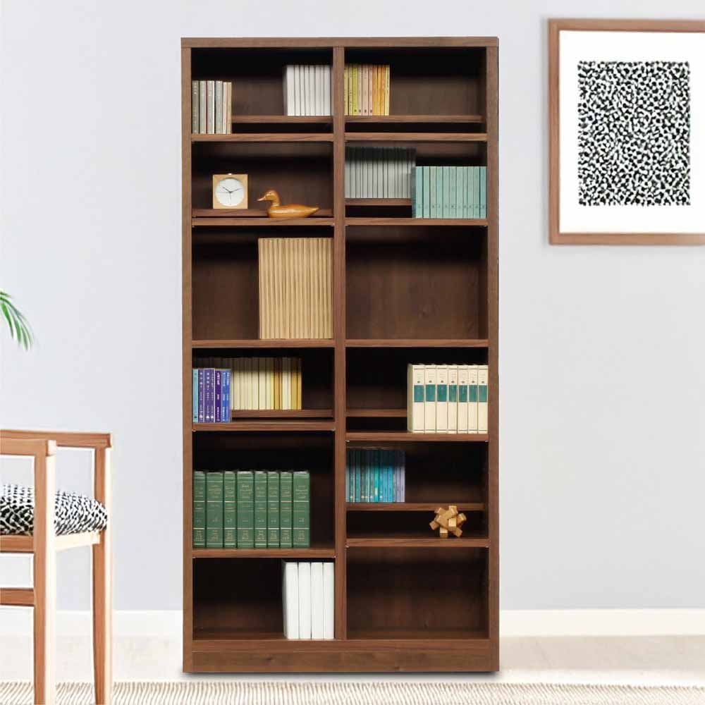 コミックシェルフ幅90cmのハイタイプ CC-00-90H-BR メーカー直送 ▼返品・キャンセル不可【他商品との同時購入不可】