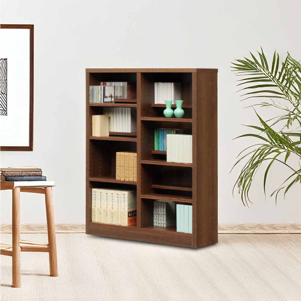 コミックシェルフ幅60cmのロータイプ CC-00-60L-BR メーカー直送 ▼返品・キャンセル不可【他商品との同時購入不可】