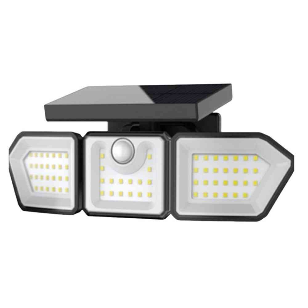 ワイ・エス・エヌ Y・S・N ソーラー式センサーライト3灯 HX10LT-058BK