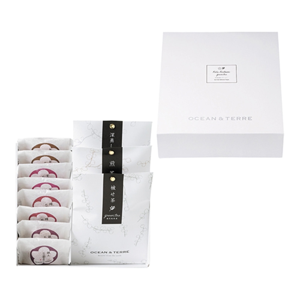 ◆A525 Premium 紀州南高梅&日本茶セットF◇ メーカー直送 ▼返品・キャンセル不可【他商品との同時購入不可】