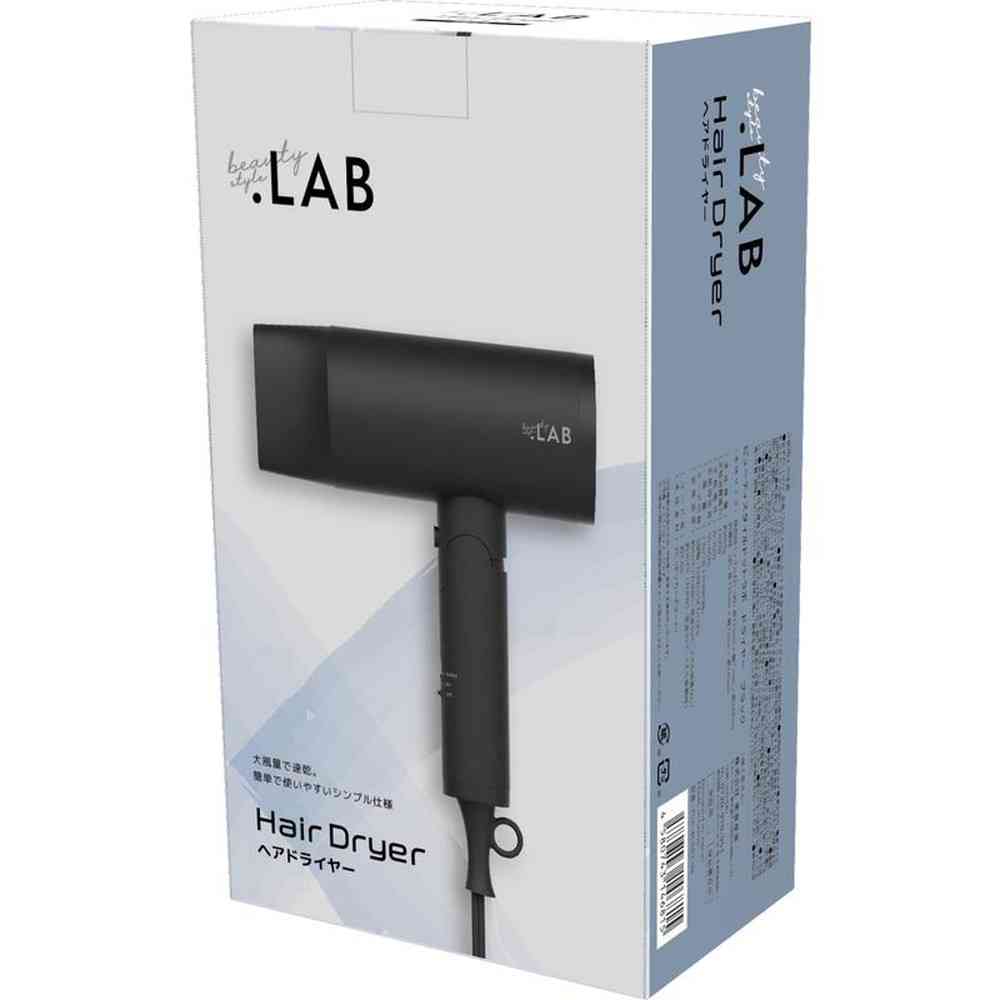 東亜産業 ビューティドットラボヘアドライヤー ブラック 1個 黒