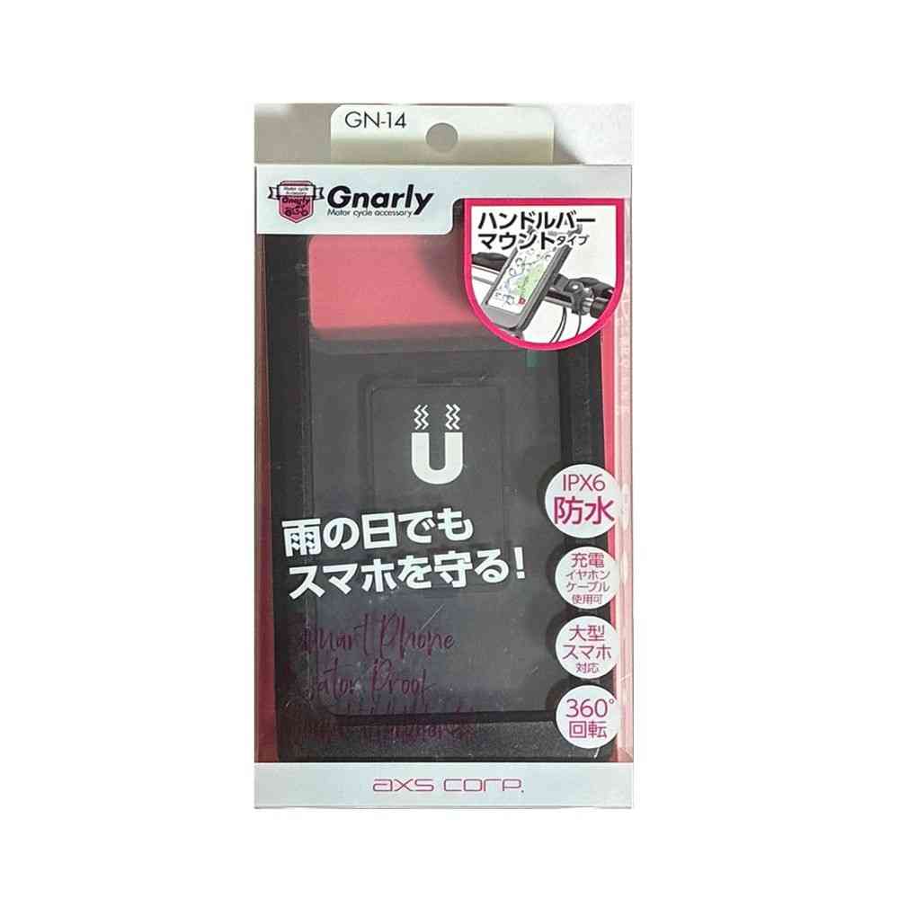 アークス バイク&自転車スマホホルダー4 防水ケース GN-14 ブラック