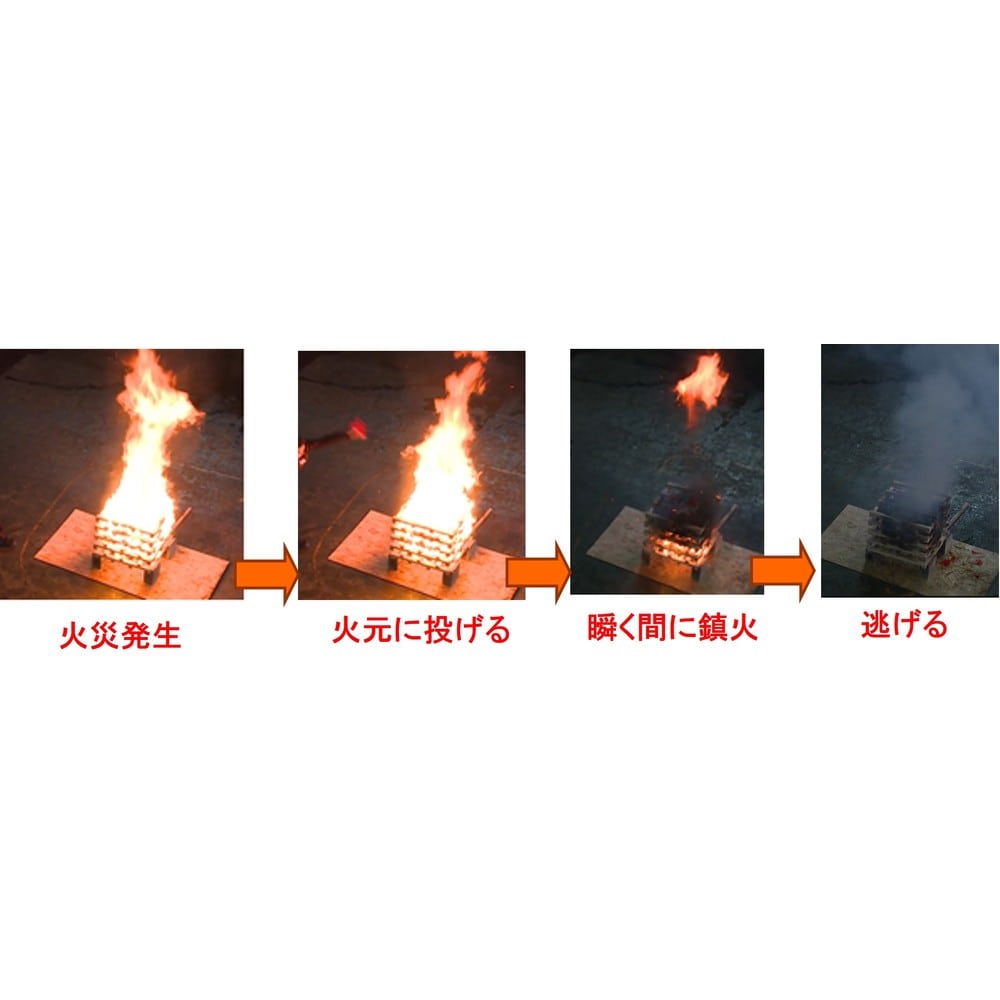 WI+AK 投てき型消火用具 ボトルタイプ2(ラクシーシンプル)【直送品】 返品・キャンセル・他商品と同時購入は不可