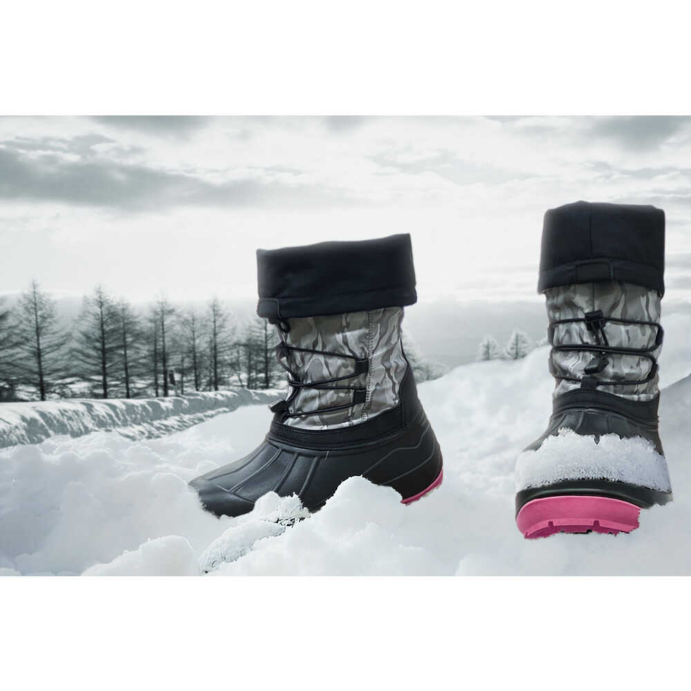 KEIAI 防寒長靴 GIAN94 シルバー/ピンク LL 【直送品】 返品・キャンセル・他商品と同時購入は不可