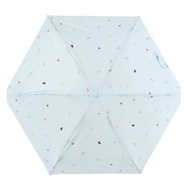 晴雨兼用日傘 折りたたみ傘 ポケラ アイス 軽量5段 50cm SX 【直送品】 返品・キャンセル・他商品と同時購入は不可