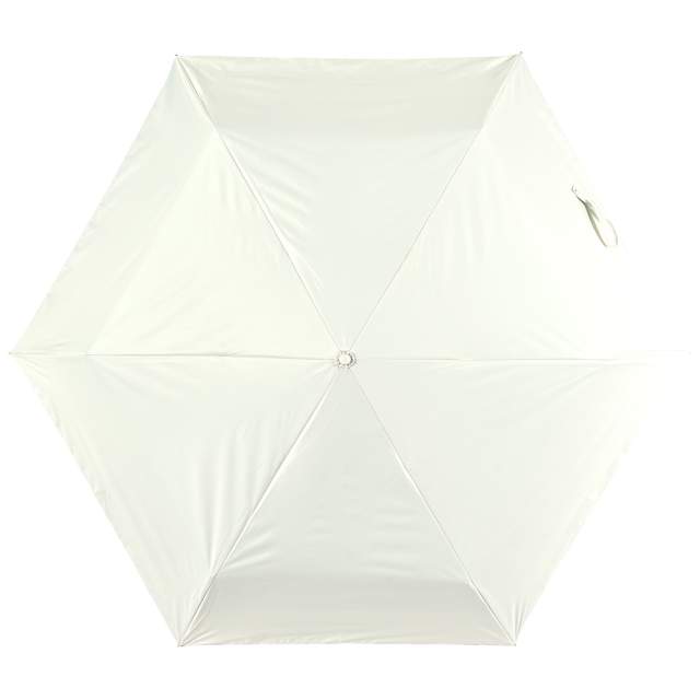 遮光率100% 晴雨兼用日傘 折畳傘 ソラニ 軽量50cm オフWHT 【直送品】 返品・キャンセル・他商品と同時購入は不可