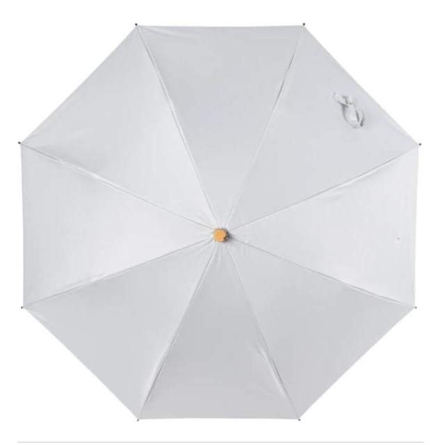 放射冷却 一級遮光 晴雨兼用 折畳傘 ラディクール 2way50cm GY 【直送品】 返品・キャンセル・他商品と同時購入は不可