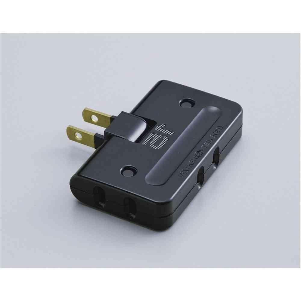 エルパ ELPA コーナータップ 3P A-36H(BK) ブラック