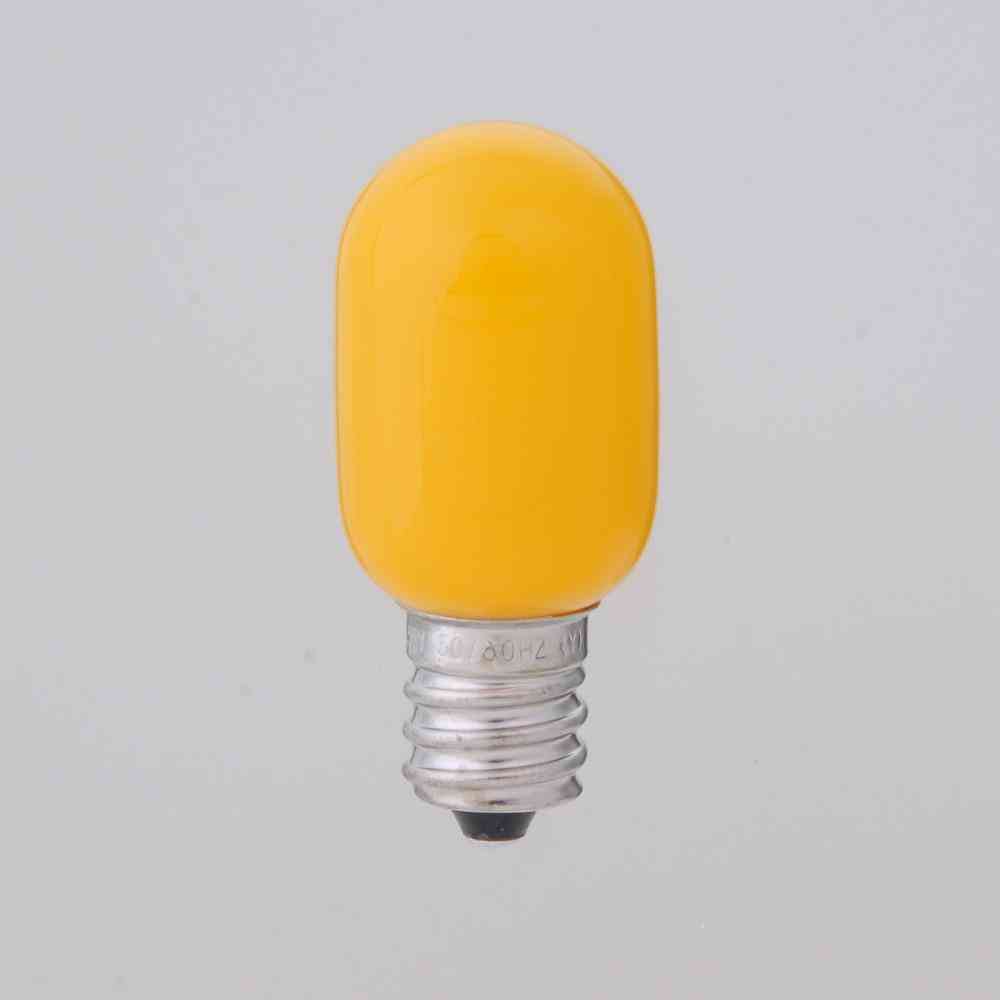 朝日電器 ELPA LED ナツメ形 黄 E12 LDT1Y-G-E12-G103