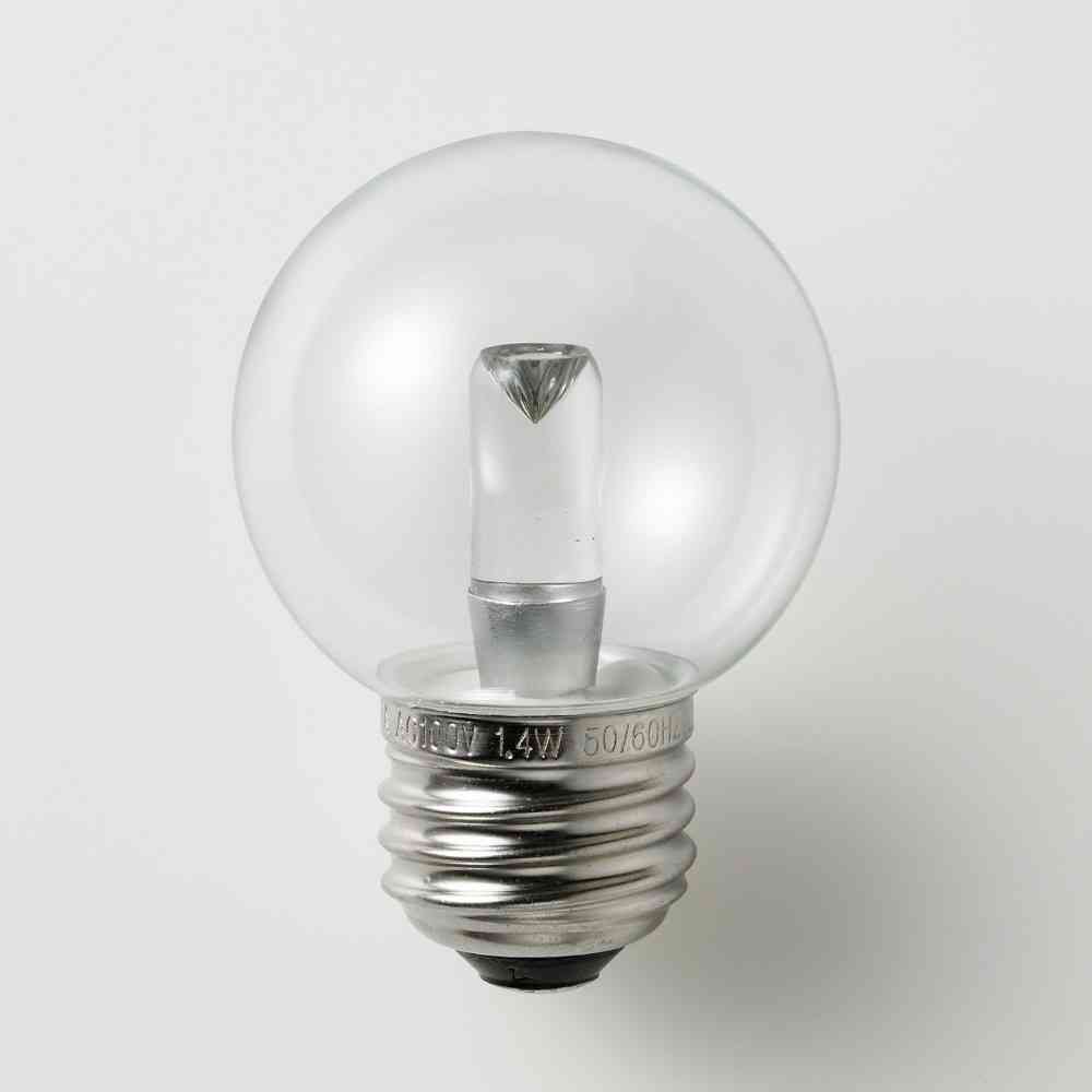 エルパ ELPA LED装飾電球 G50形 長寿命 省エネ E26 LDG1CL-G-G276
