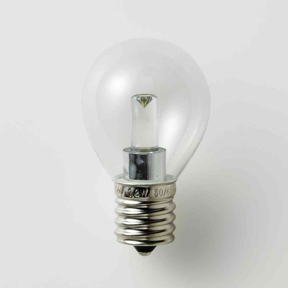 朝日電器 エルパ ELPA LED電球S形 E17 クリア昼白色 LDA1CN-G-E17-G455