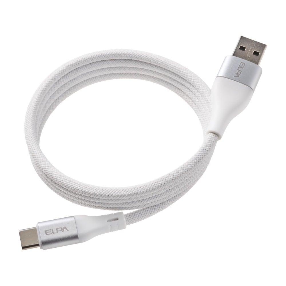 エルパ ELPA マグネットUSBケーブル ラウンド A&CtoC MCA-ACC1060