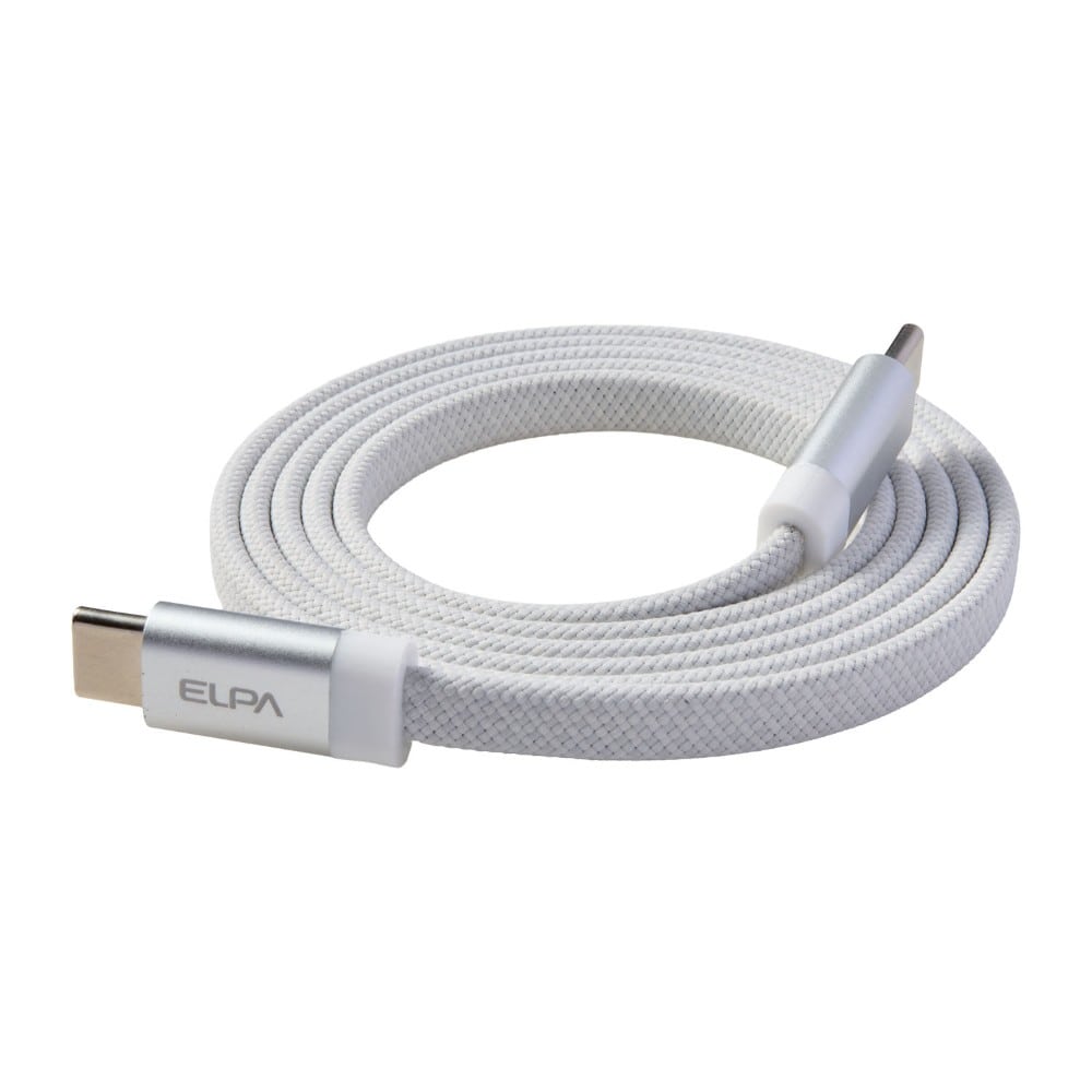 エルパ ELPA マグネットUSBケーブル フラット CtoC MCA-FCC1060