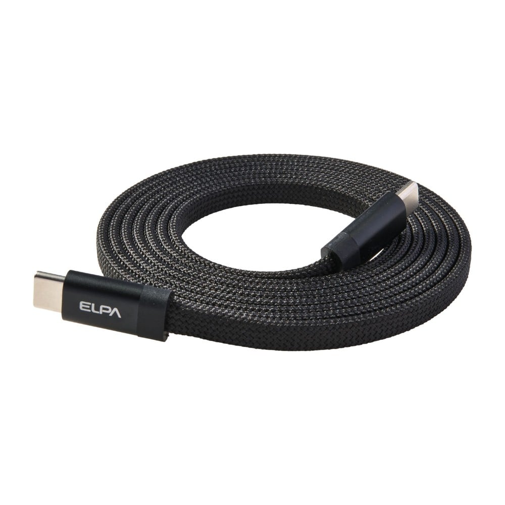 エルパ ELPA マグネットUSBケーブル フラット CtoC MCA-FCC1560