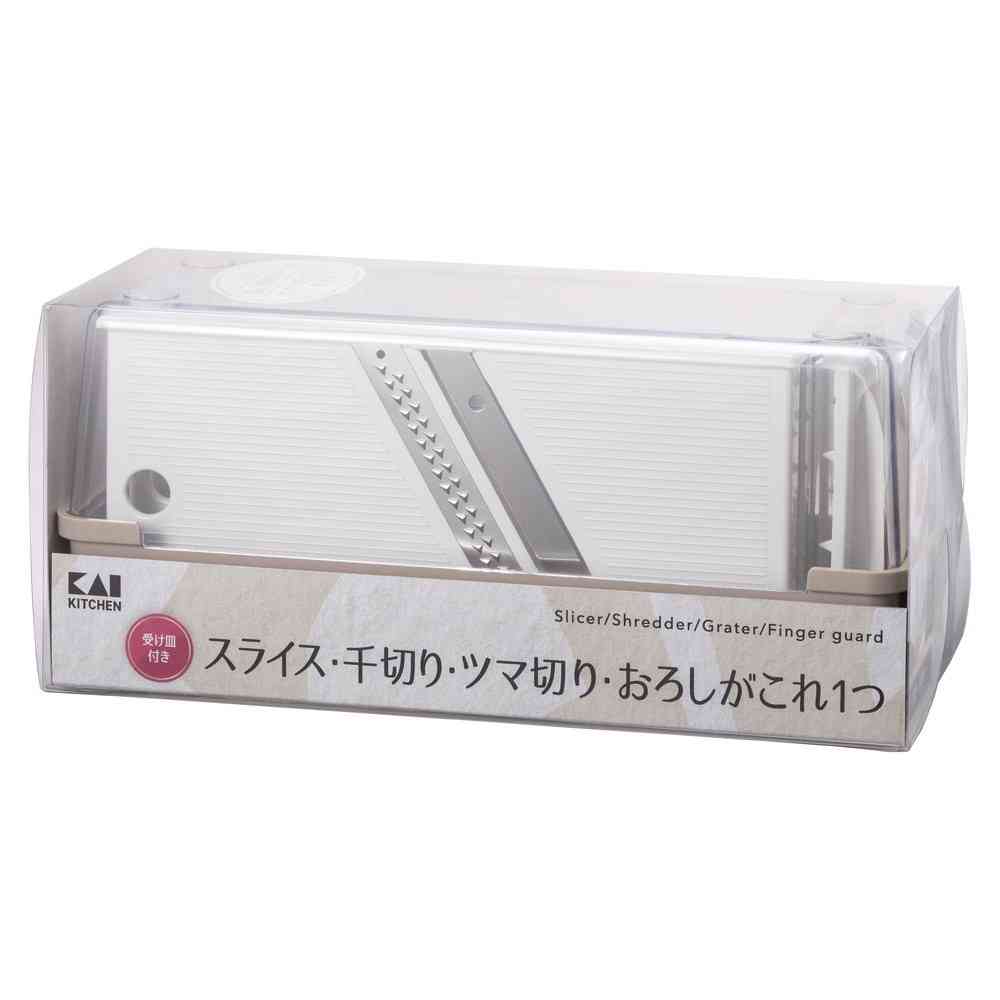 貝印 kk 調理器セット(両刃スライサー、千切り、ツマ切り、おろし) DH8040