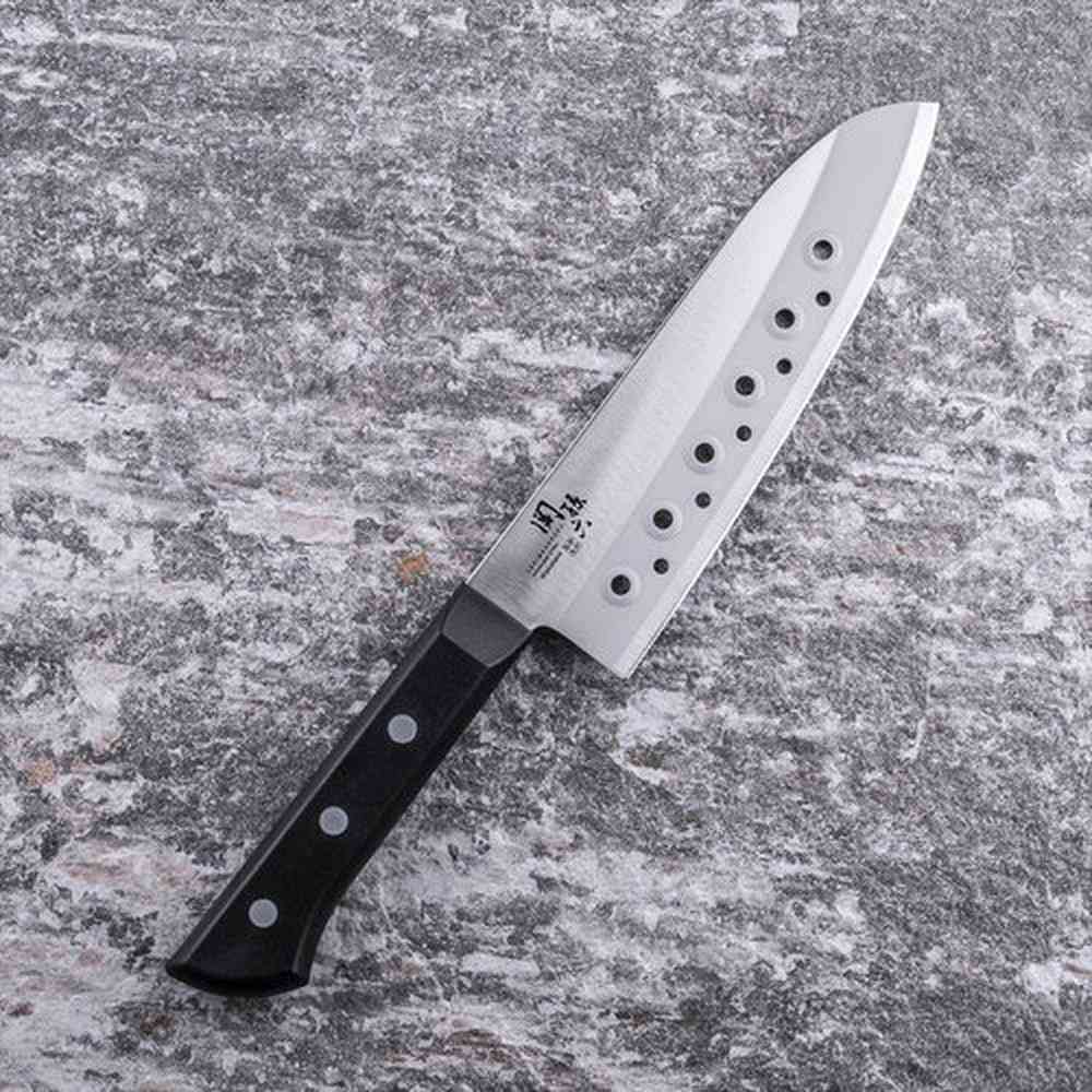 貝印 関孫六 わかたけ 三徳 穴あき165mm AB5419