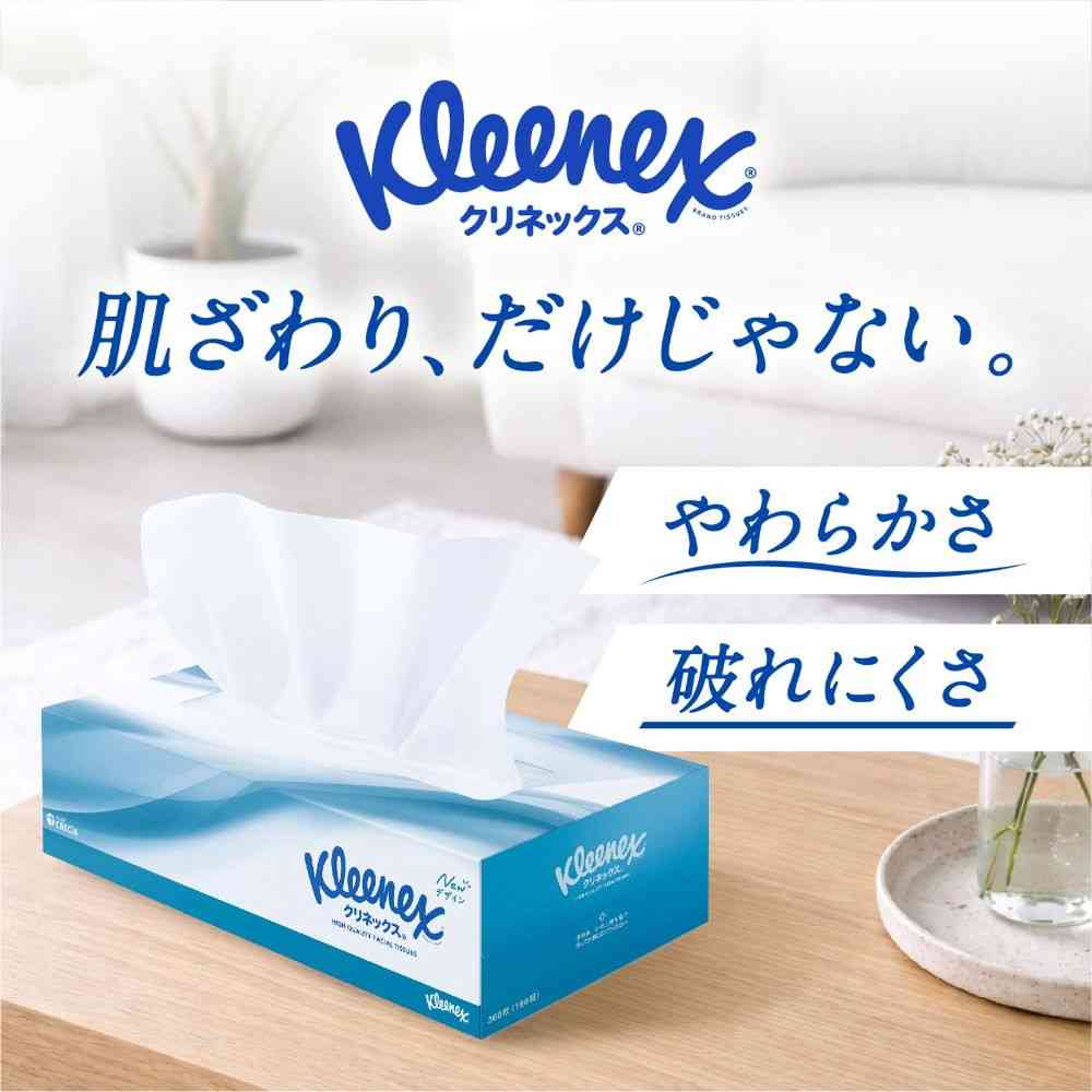 クレシア クリネックス ティシュー 180W×5個【12個セット】