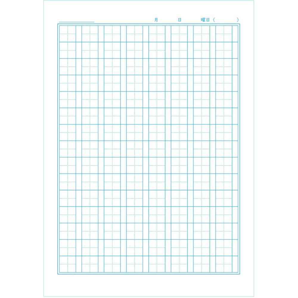 ショウワノート ジャポニカ学習帳 漢字練習帳 120字 十字リーダー入り 橙