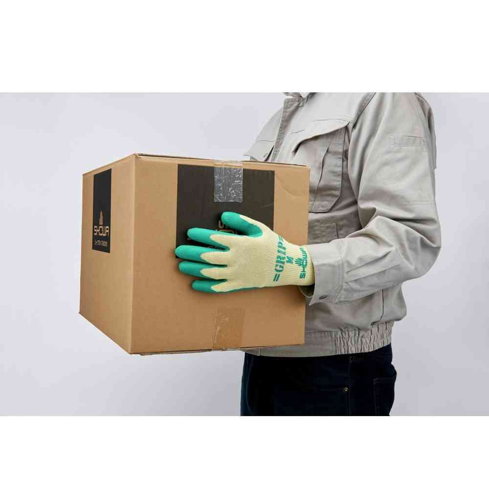 ショーワグローブ #313 グリップ(ソフトタイプ)L グリーン グリーン