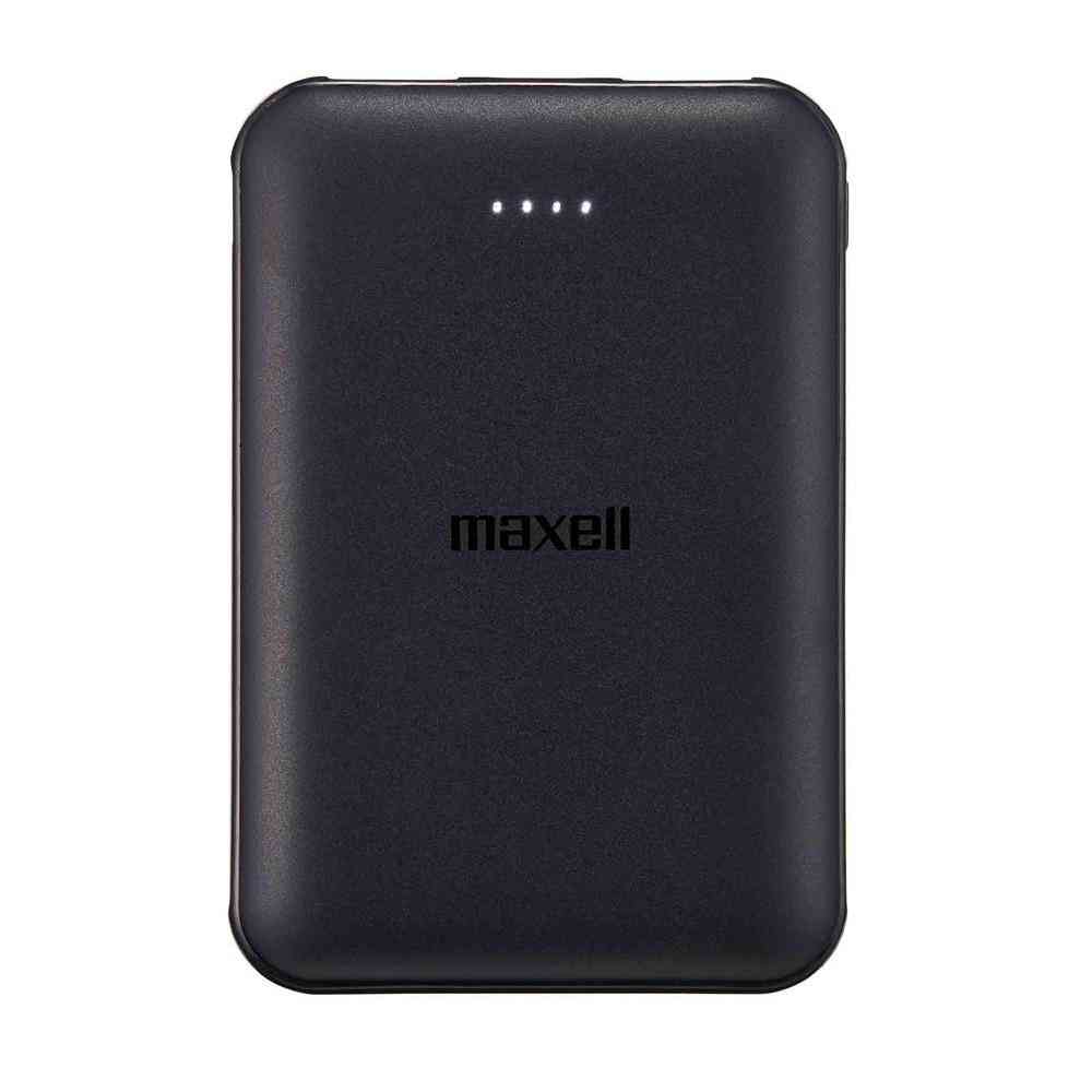マクセル USB Type-C対応 モバイルバッテリー 5000mAh 薄型コンパクト ブラック MPC-CE5000 BK 1台 ブラック