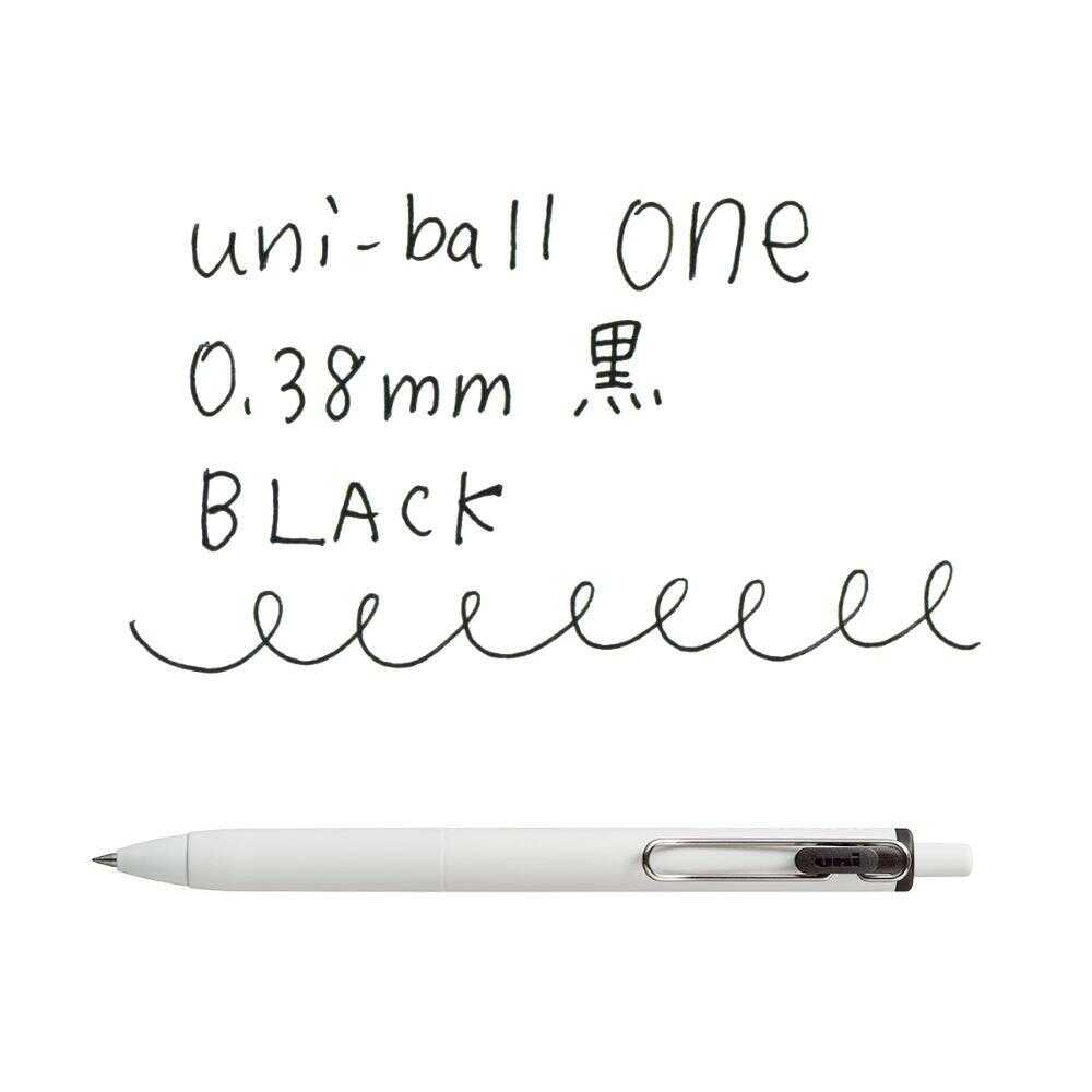 三菱鉛筆 ユニボールONE 0.38mm 黒 1本 黒